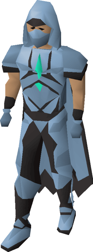 The outfit in the colours of Port Piscarilius.