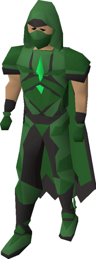 The outfit in the colours of Hosidius.