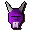 Purple h'ween mask ($1K)