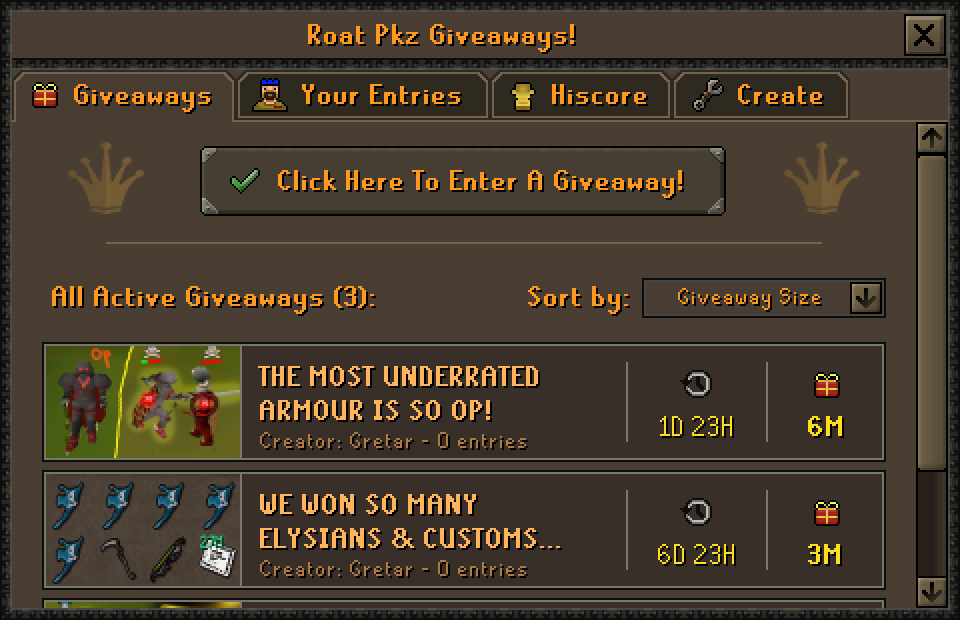 Giveaways interface.png