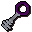 Silver key purple