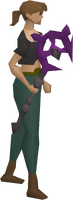 Shadow ancient sceptre, female
