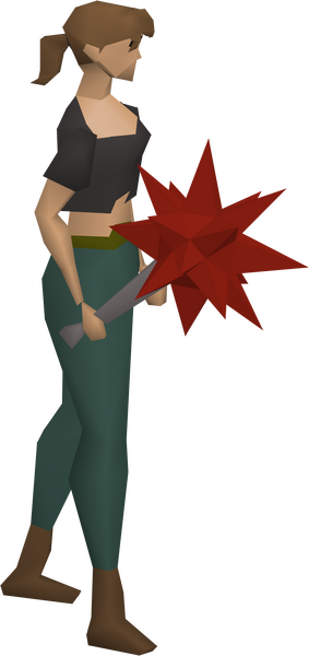 File:Dragon mace equipped female.png