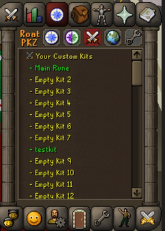 Quest tab Kit sub-tab