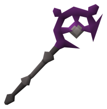 Smoke ancient sceptre