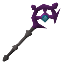 Ice ancient sceptre
