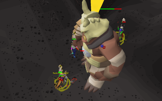 The entangle attack freezes you if you stay on the marked tile.