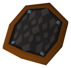 Black d'hide shield