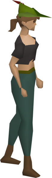 File:Robin hood hat equipped female.png