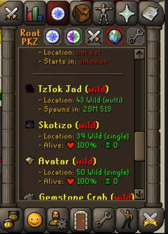 Server Events sub-tab