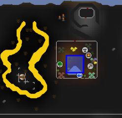 The fire in the Resource Area