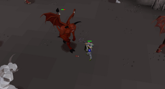 Ranging a greater demon in the Revenant Caves