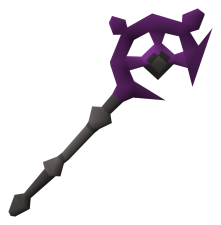 Shadow ancient sceptre