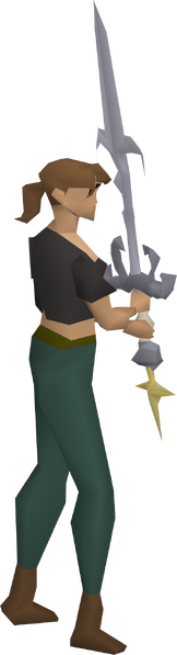 File:Saradomin godsword equipped female.png