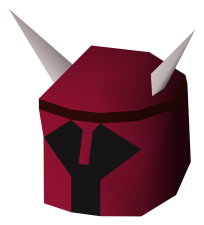 Dragon med helm