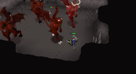 Ranging greater demons in the Divine Slayer Cave